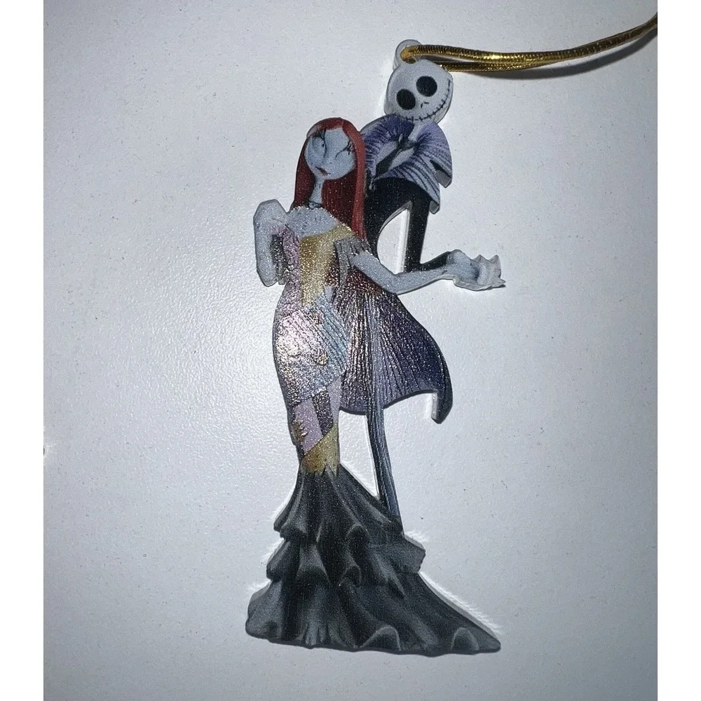 Set of 6 4 Double Sided Nightmare Before Christmas Ornaments‎ Brand New